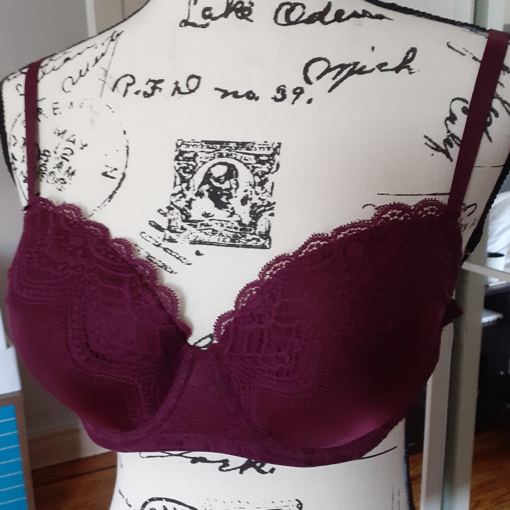 VS Victoria's Secret Dream Angels Lined Demi push up bra 38C - Picture 2 of 3